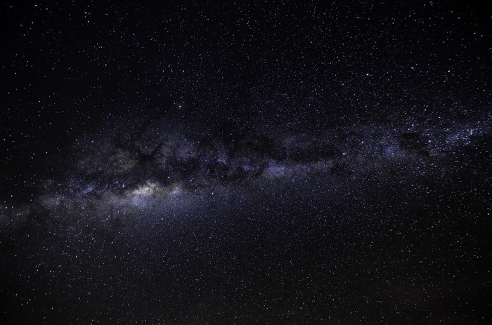 The Milky Way galaxy in the night sky
