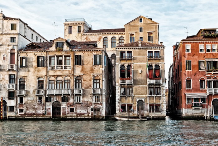 Venice, Italy Houses on Canal