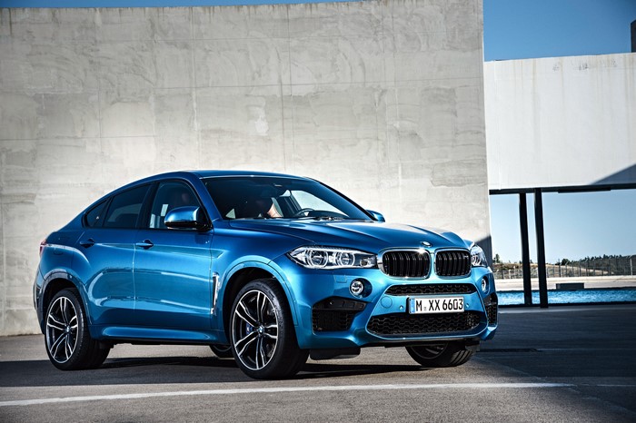 BMW X6 M (F16) 2015 Light Blue Side