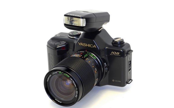 Yashica 108 Multi Program camera with flash and zoom lens
