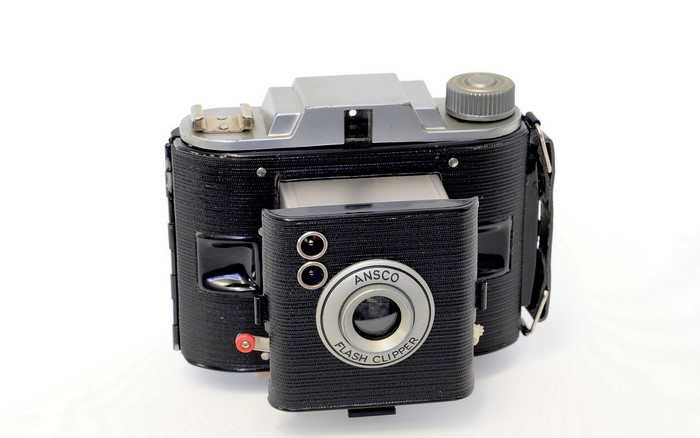 Ansco Flash Clipper Retro Camera