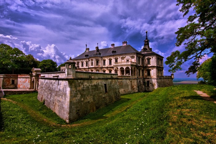 Pidhirtsi Castle in Pidgirtsi village, Lviv Oblast, Ukraine