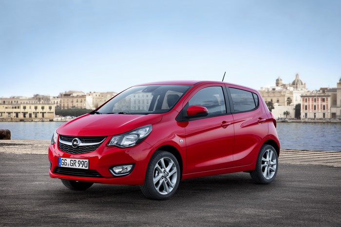 Red Opel Karl 2015 Metallic