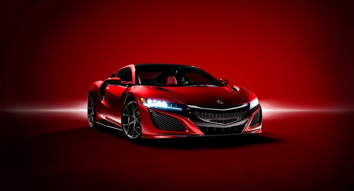 Red 2015 Acura NSX Concept car