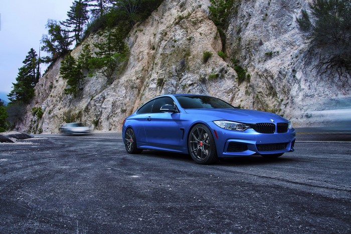 F82 M4 Coupe BMW Blue Asphalt