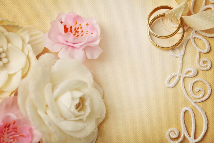5K Roses Closeup Jewelry Ring Two Wedding