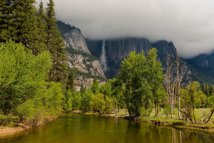 Parks Forests Mountains USA Rivers Trees Yosemite