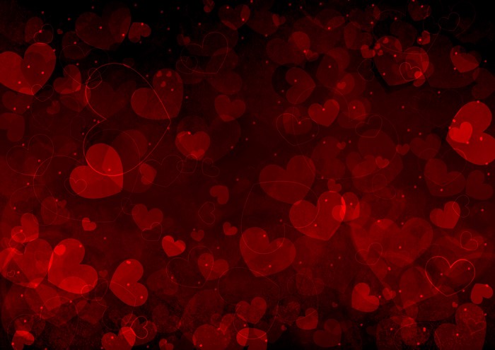 Red Hearts Valentine's Day Texture 4K