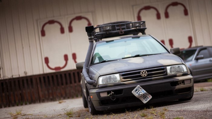 Volkswagen Golf with Snorkel and Roof Rack