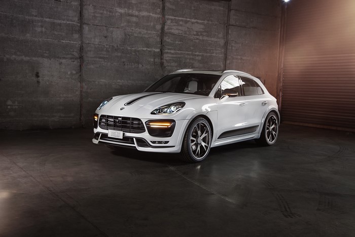 White 2014 TechArt Macan 95B Porsche