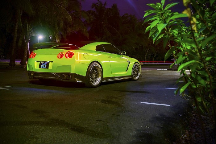 Nissan R35 GTR with Tomei modifications