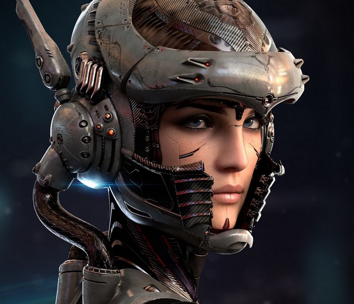 Sengjoon Cybernetic Organism with Helmet