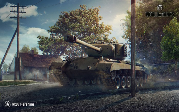 M26 Pershing tank from World of Tanks
