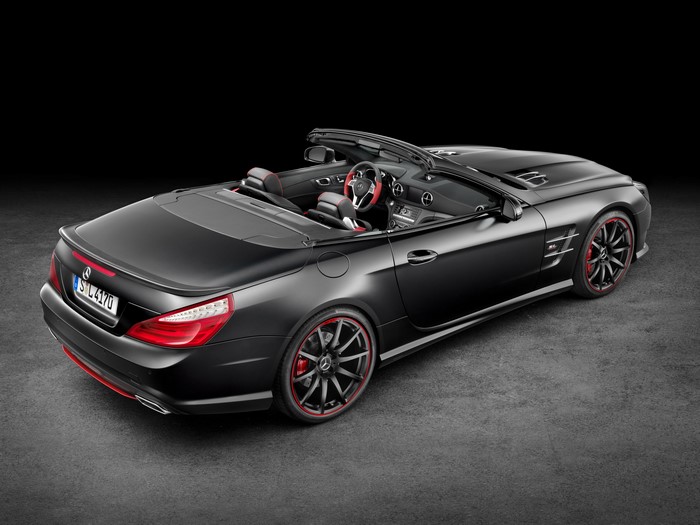 Black Mercedes-Benz SL-Klasse R231 Cabriolet