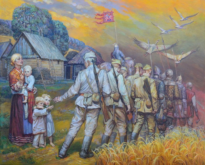Eugene Styrov's 'Not perished in the ground and turned into cranes'