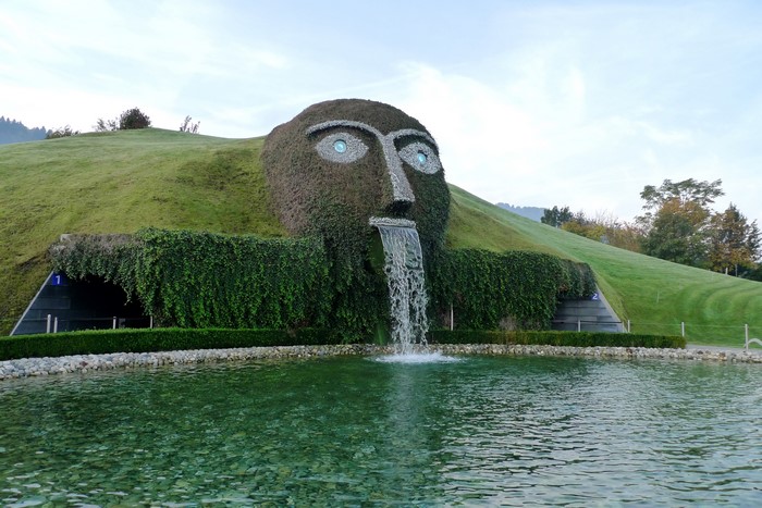 Swarovski Crystal Worlds Fountain Head in Austria