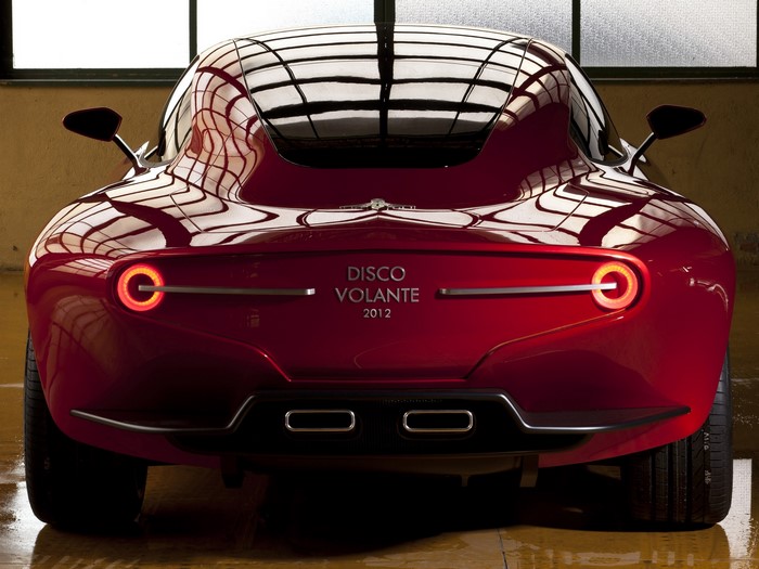 Touring SuperLeggera Disco Volante Concept rear view