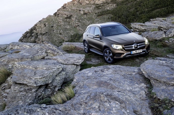 Mercedes-Benz GLC 250d 4Matic in mountains