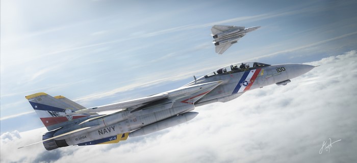 4K F-14 Tomcats by Antonis Karidis