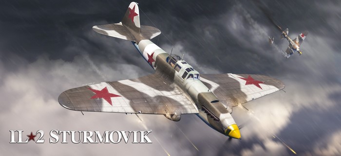IL-2 Sturmovik Airplane Combat Painting Art
