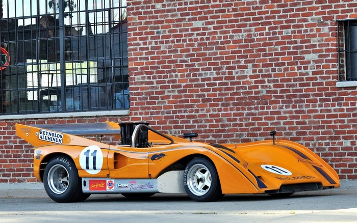 McLaren M8E Can-Am race car with number 11
