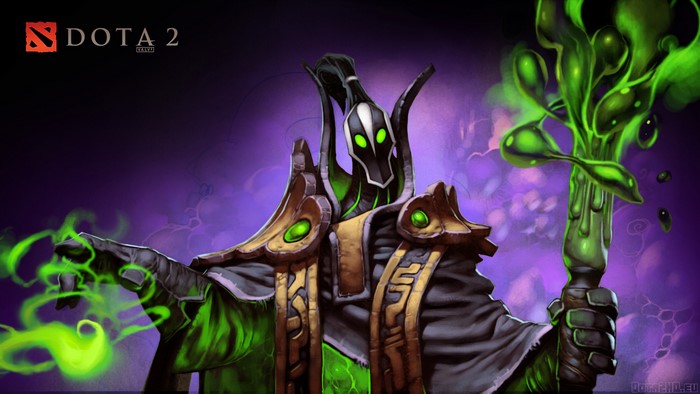 Rubick from DOTA 2 casting magic