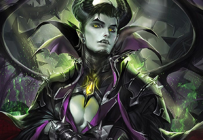 Maleficent from Sleeping Beauty, a male interpretation