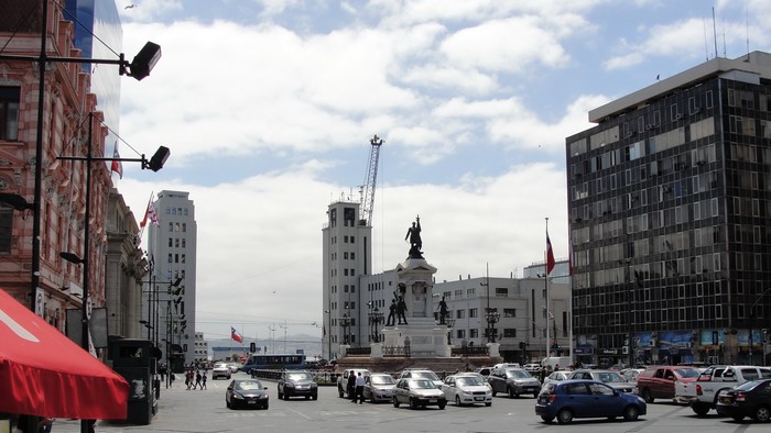 Plaza Sotomayor, Valparaiso, Chile