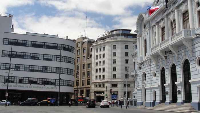 Buildings in Valparaiso, Chile