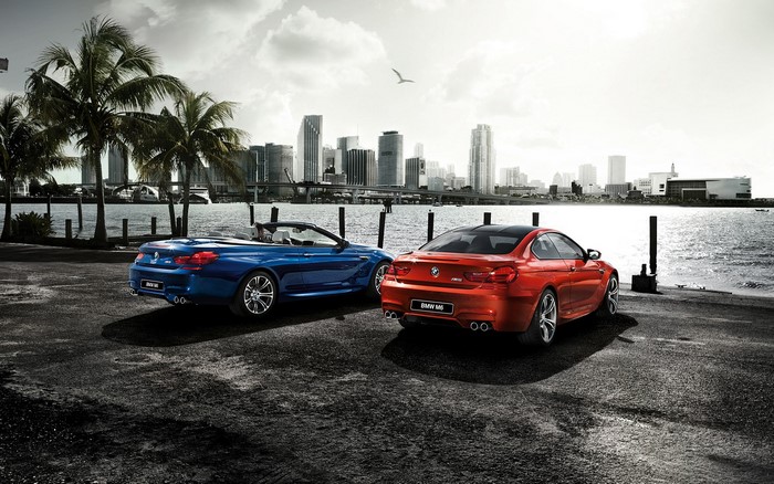 BMW M6 Convertible and Coupe by the Water