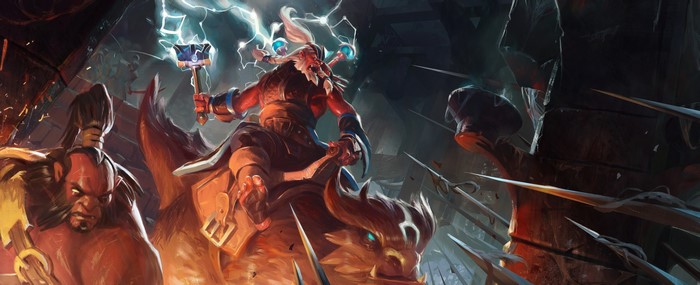 Axe and Disruptor from DOTA 2