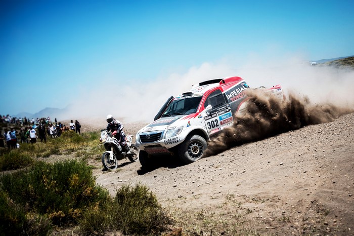 Toyota Hilux Dakar Rally Race