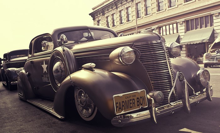 Retro Chevrolet Farmer Boy car