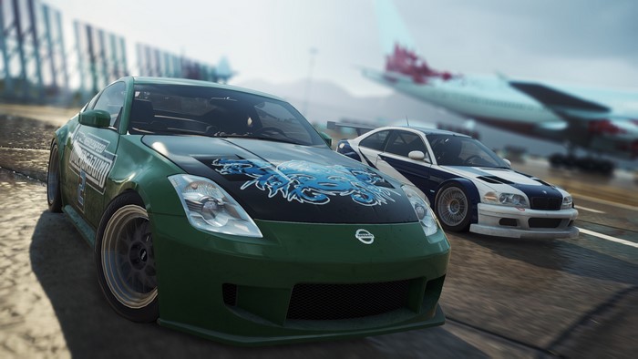 Nissan 350Z and BMW M3 GTR from Need for Speed Most Wanted