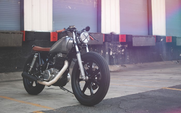 Yamaha SR500 Cafe Racer Motorcycle