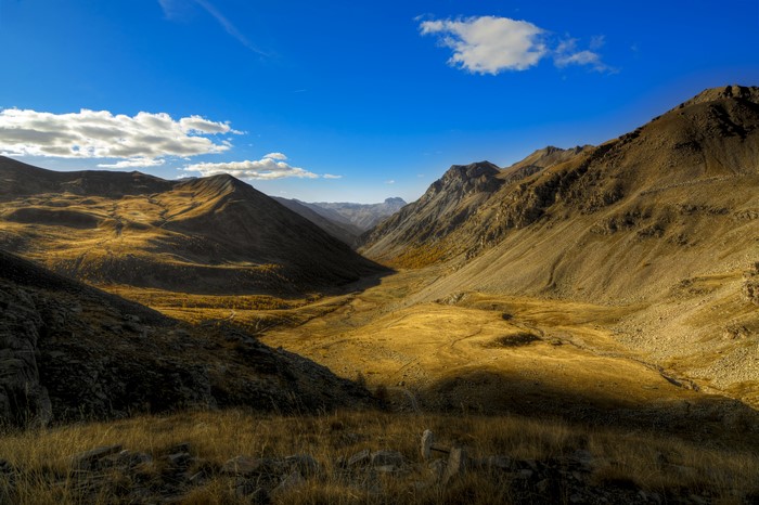 Valley in the Alps, France