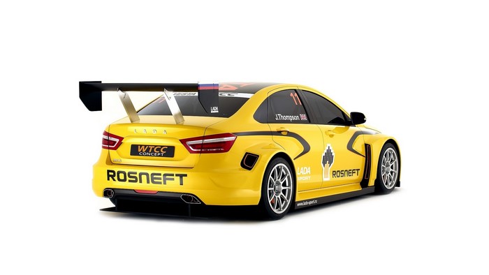 Lada Vesta WTCC Concept car by Rosneft