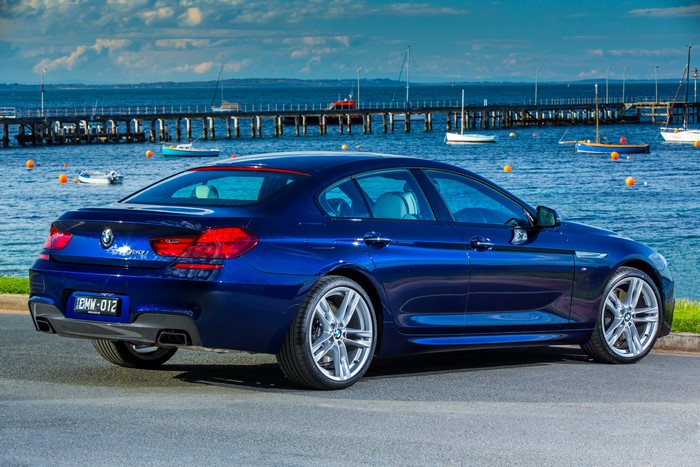 Blue 2015 BMW 650i Gran Coupe M Sport