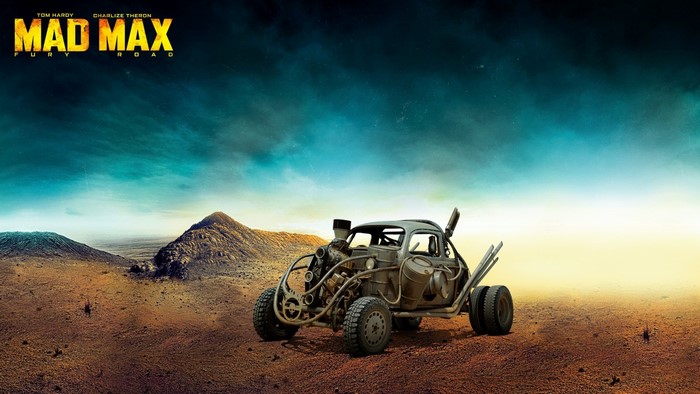 Mad Max: Fury Road movie poster with car