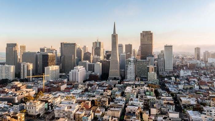 San Francisco Skyline with Transamerica Pyramid