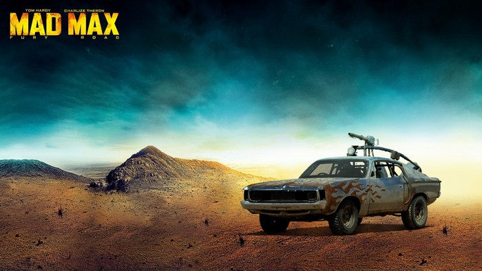 Mad Max: Fury Road movie poster with car