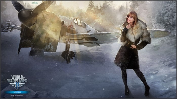 Angelina from World of Warplanes by Nikita Bolyakov