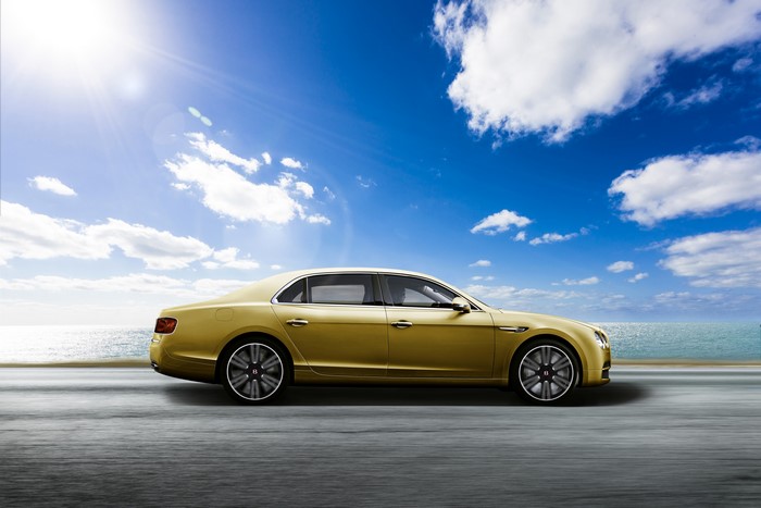 Bentley Flying Spur Beluga Metallic Yellow