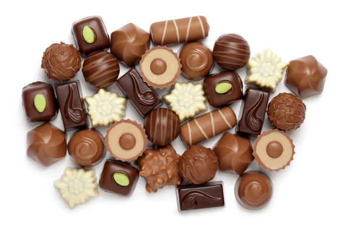 Assortment of chocolates