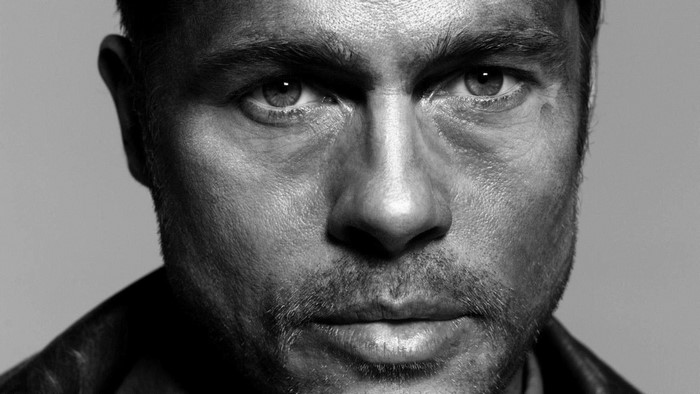 Brad Pitt close-up portrait
