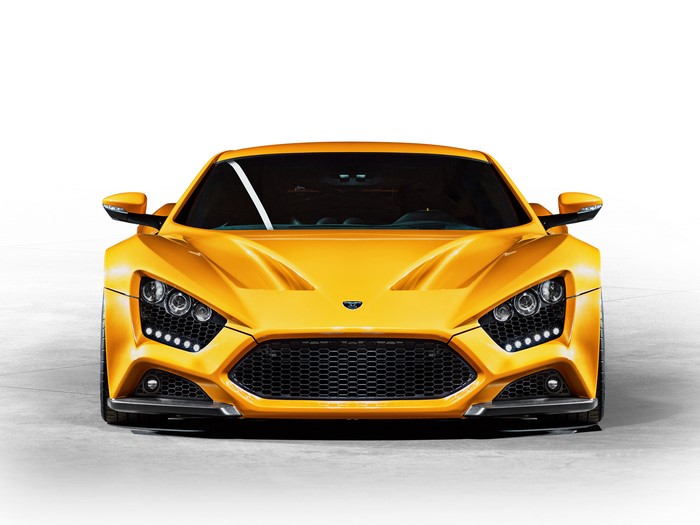 4K 2015 Zenvo ST1 Orange Front