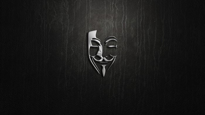 Anonymous Guy Fawkes mask logo emblem