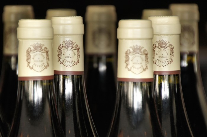 Rossignol a Volnay Fevrier Wine Bottles