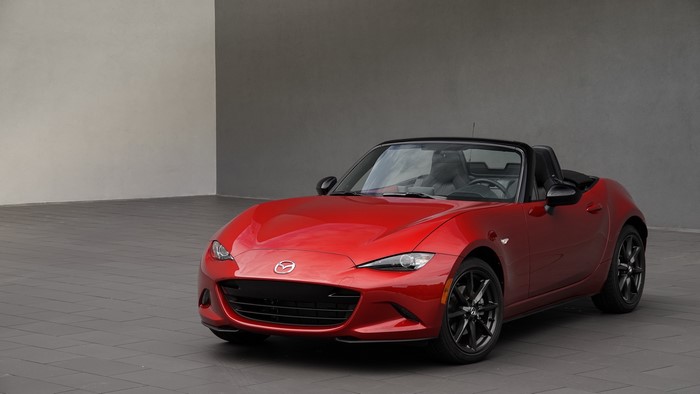 Red Mazda MX-5 Miata Convertible