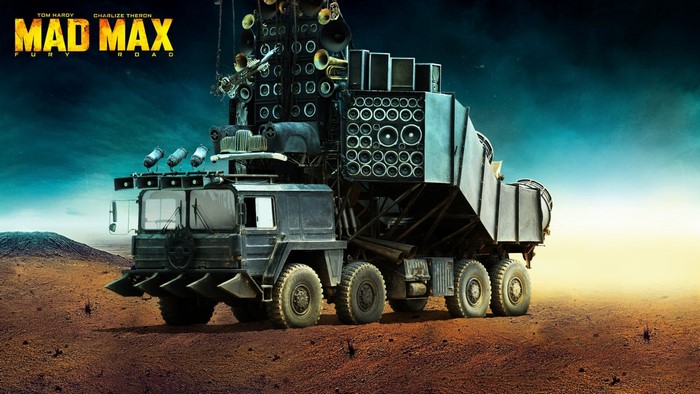 Mad Max: Fury Road War Rig in a Desert